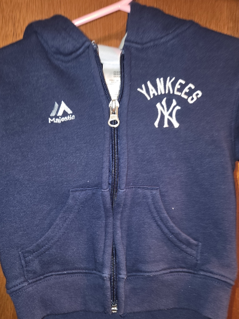 Majestic New York Yankees Navy Kids Hoodie